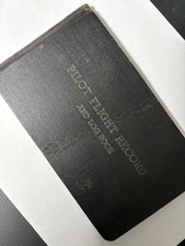 Listing image for Vintage 1940s Pilot Flight Record & Log Book Warren Airways Aviation Memorabilia