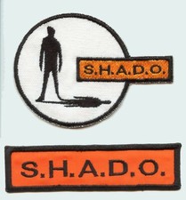 Listing image for UFO SHADO - 2 Patch Set #1 - Gerry Anderson Ed Straker ITC - FREE P&P - UK