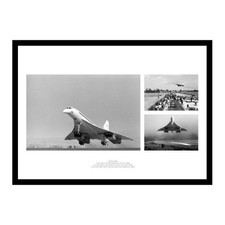 Listing image for Concorde First & Last Flights Montage Aviation Photo Memorabilia (COMU1)