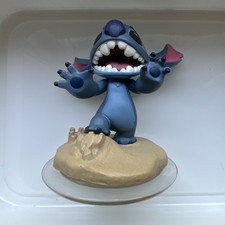 Listing image for Disney Stitch Figurine - Lilo & Stitch Blue Beige Pink Plastic Alien Figure
